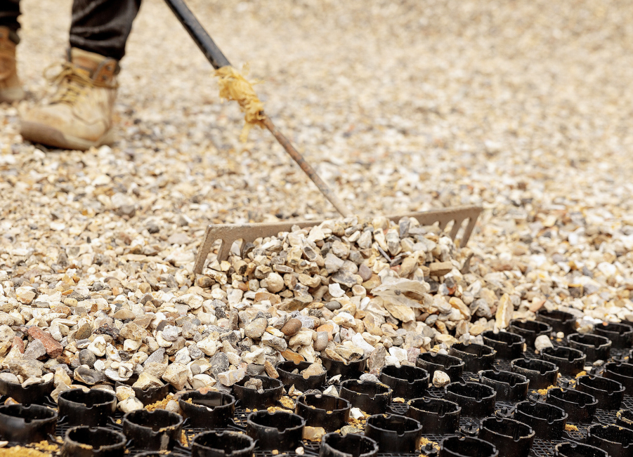 What to look for in a gravel retention grid system